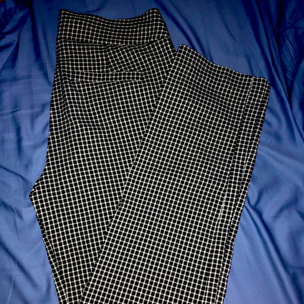 Black and White Long Pants size 8